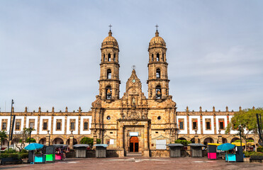 Fototapeta na wymiar Basilica of Our Lady of Zapopan near Guadalajara in Jalisco, Mexico