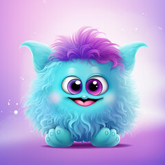 Naklejka premium cartoon monster 