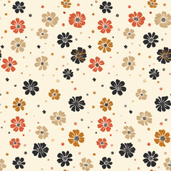 Japanese floral pattern illustration