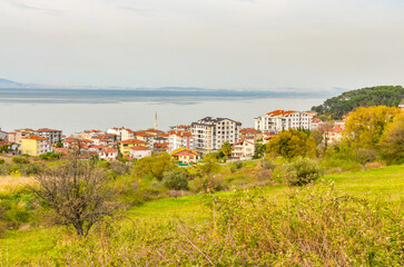 scenic view of Marmara sea from Koru (Yalova, Turkey)