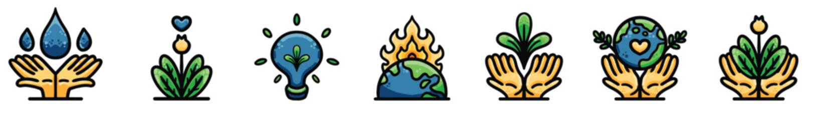 eco green recycling for save the earth 