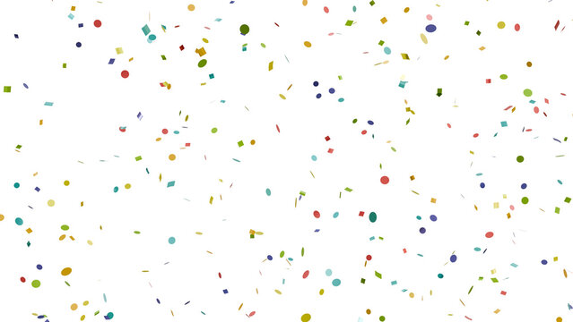 Love Takes Flight: Capture the essence of Pride with this 3D illustration. Rainbow confetti explodes upwards, representing freedom, acceptance, and love in all its forms