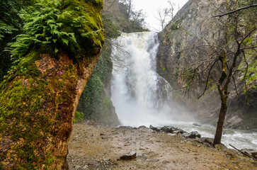 Sudushen Waterfall near Termal (Yalova, Turkey)