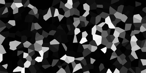 abstract black and white geometric triangles Seamless pattern mosaic background. black Geometric Retro tiles pattern abstract background for presentation, decoration, banner, cover and cards. 