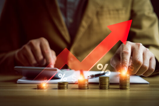 Inflation increases, General price rise reduces purchasing power, prompting investment to hedge against devaluation. Can impact economy and wealth distribution. recession, value money decreases