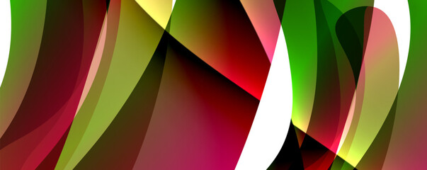 Obraz premium Trendy simple fluid color gradient abstract background with dynamic wave line effect. Vector Illustration For Wallpaper, Banner, Background, Card, Book Illustration, landing page