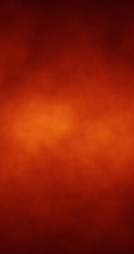 Orange red fire smoke slow motion vertical loop animation.