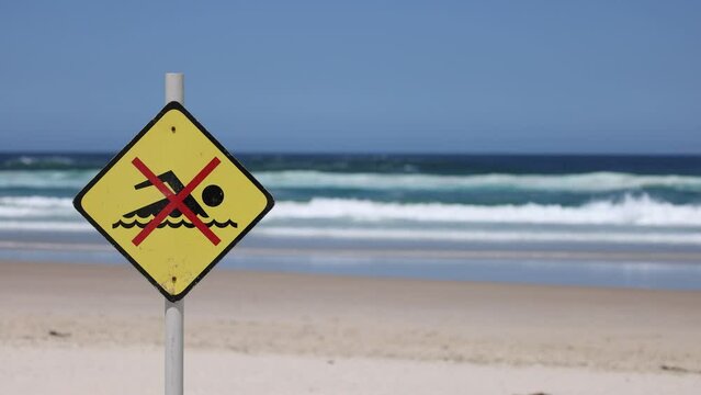 Beach Hazard Sign Over Time