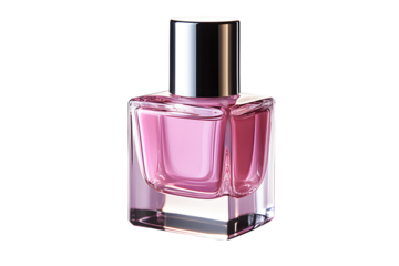 Shiny light pink nail polish in closed Sphere bottle isolated on cut out PNG or transparent background. Fashion Beauty Varnish. Cosmetics for women. Realistic clipart template pattern.