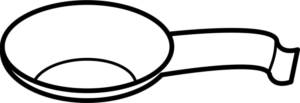 recommend clip art: Ice cream spoon holder outline illustration vector