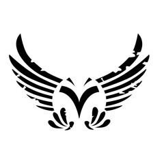 Eagle vector silhouette 
