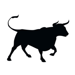 Fototapeta premium Bull vector illustration