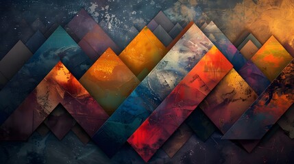 Abstract Geometry: Vibrant Wallpaper