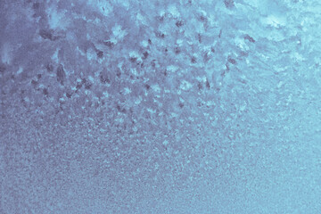Blue and purple window ice detail texture abstract background