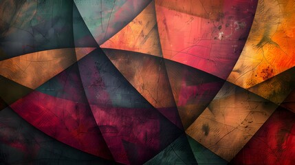 Abstract Elegance: Vibrant Geometric Patterns