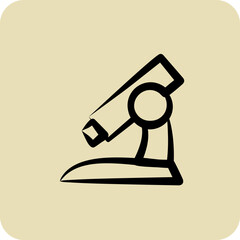 Icon Research. suitable for Ecology symbol. hand drawn style. simple design editable. design template