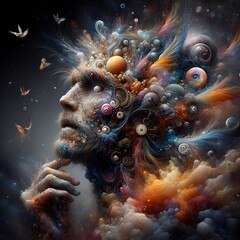 life of the mind, man surreal self