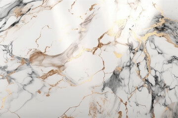 White marble texture background with black and gold pattern. Marbled surface. Abstract background and texture for design
