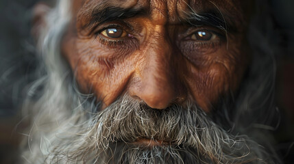 an Indian old man