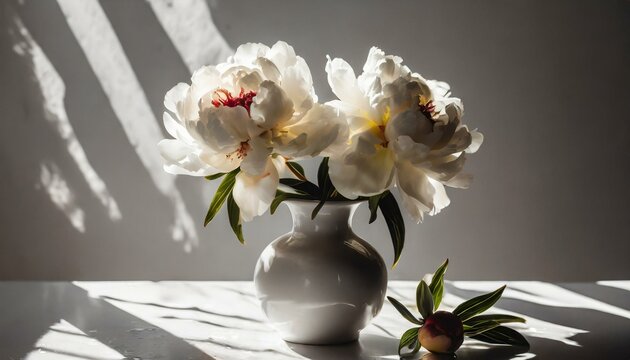 white orchid in vase