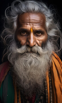 an Indian old man