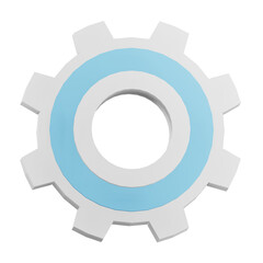 3d Settings Icon  With Transparent Background