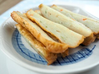 아시아 음식 어묵 볶음, 요리, 식사