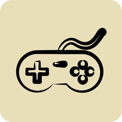 Icon Video Game. suitable for education symbol. hand drawn style. simple design editable. design template