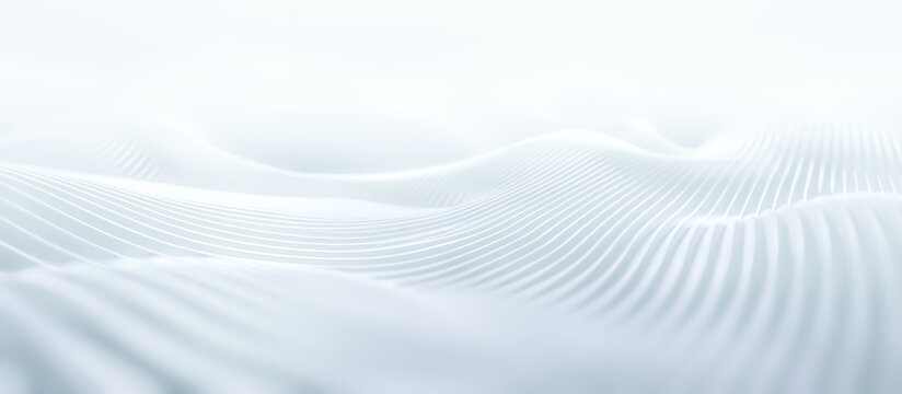 Fototapeta 3D Light White Background