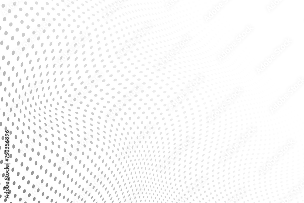 Poster Abstract disappearing background. Perforation distorted dotted background. Background with transparency effect. Abstract background consisting of small dots. 