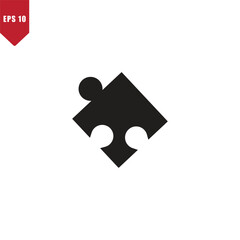 Puzzle icon vector flat style best seller