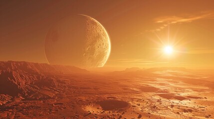 The idea of human colonization of Mars and exploration of Mars.