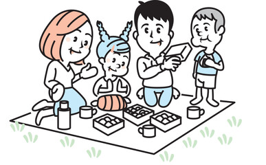 picnic illustration