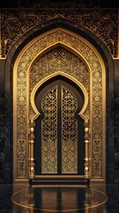 Golden Arch Mosque Gate