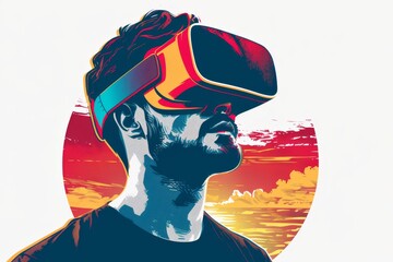 VR Gaming Mixed Reality Headset. Virtual Reality Goggles for Spectacular. Augmented reality 3D Glasses Problem solving. 3D Future Technology Look Gadget and Game Developers Wearable Equipment