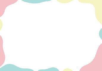 春色の幾何学フレーム