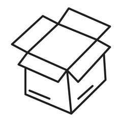 box doodle icon transparent background