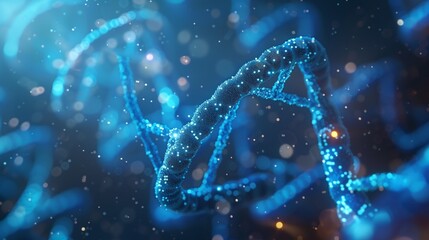 A research team investigating the genetic basis of rare diseases, emphasizing the importance of genetic studies in understanding and treating rare disorders. - obrazy, fototapety, plakaty