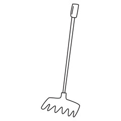 shovel doodle icon transparent background