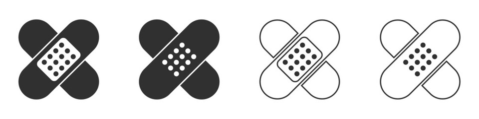 Medicine plaster icon vector illustration