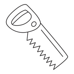 saws doodle icon transparent background
