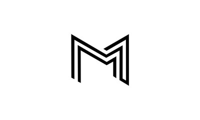 M logo vector