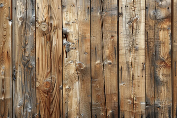 Old dark brown wood wall for wood seamless background and texture.