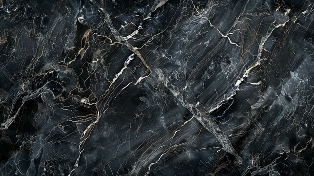 Elegant Dark Marble Texture for Luxury Design Background