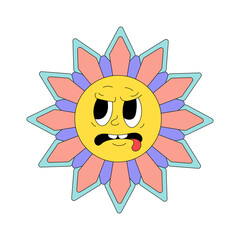 Flower Cartoon Illustration