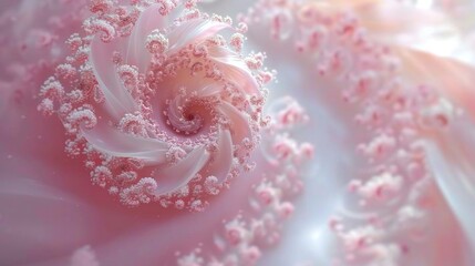 Sakura Symphony: Extreme macro reveals the harmonious swirls of Sakura petals.