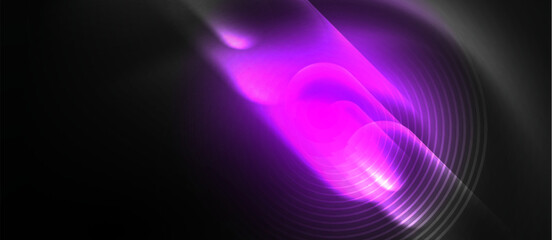 Glowing light neon shiny background. Vector Illustration For Wallpaper, Banner, Background, Card, Book Illustration, landing page