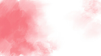 Water color, pink, white background, used as a background in the wedding and other tasks.