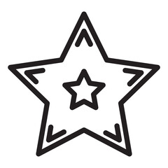 Rating Star icon. Star vector collection. Modern simple stars.