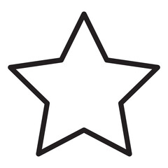 Rating Star icon. Star vector collection. Modern simple stars.